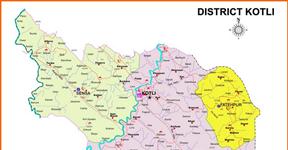 Kotli District AJK - Map.