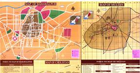 Bahawalpur City Map. 