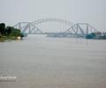 Bridge in Sukkur. Ayub Bridge and Lansdowne Bridge Rohri