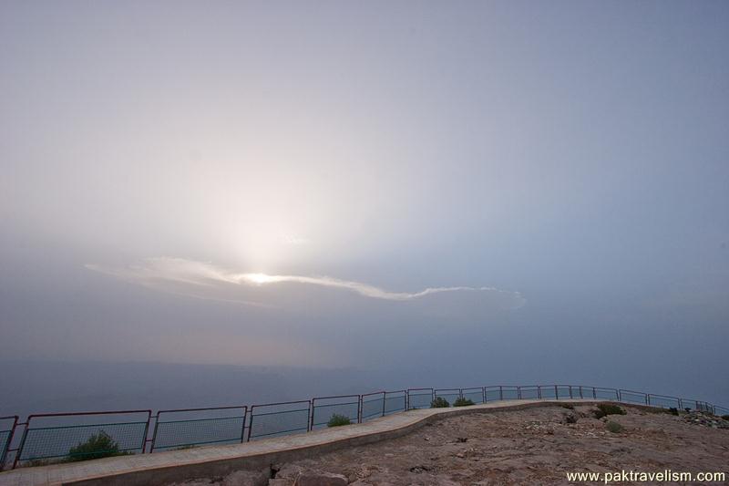 Sunset at Gorakh Hills, Dadu