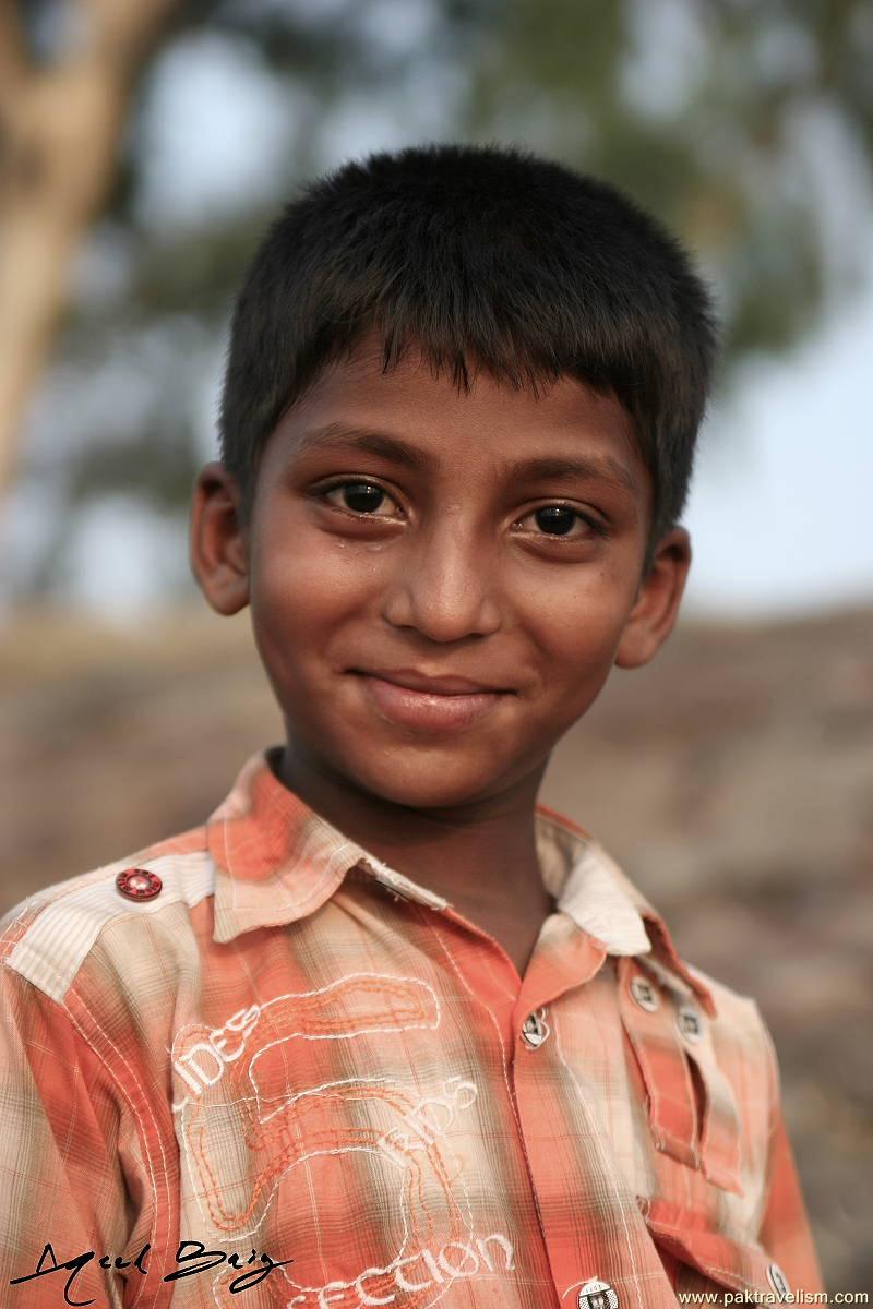 A kid at Head Marala