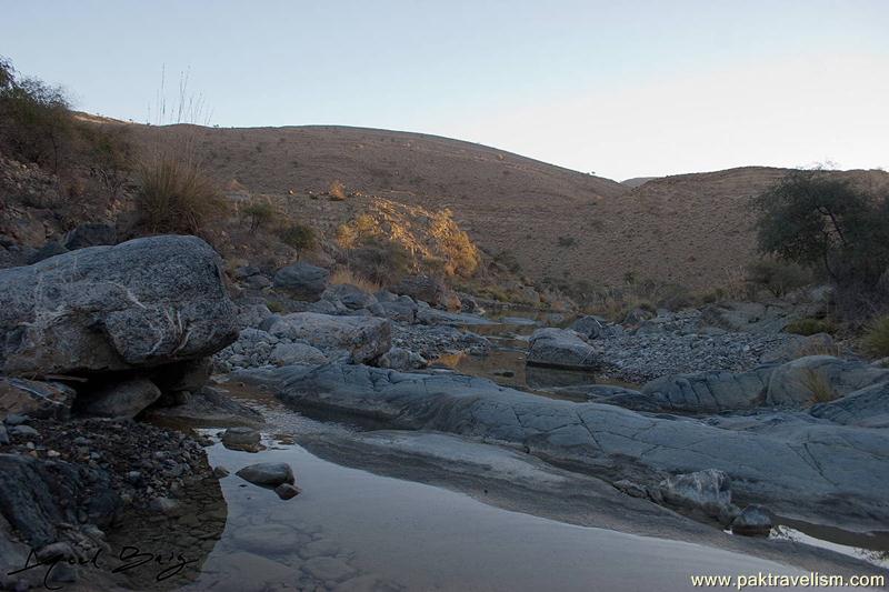 River near Kanrach thana